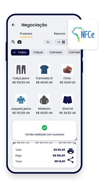 EletroCom PDV - Emissão de NFC-e pelo celular